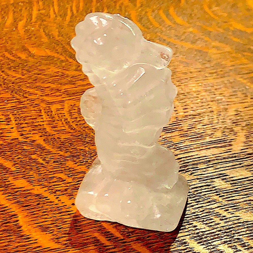 CLEAR QUARTZ SEA HORSE